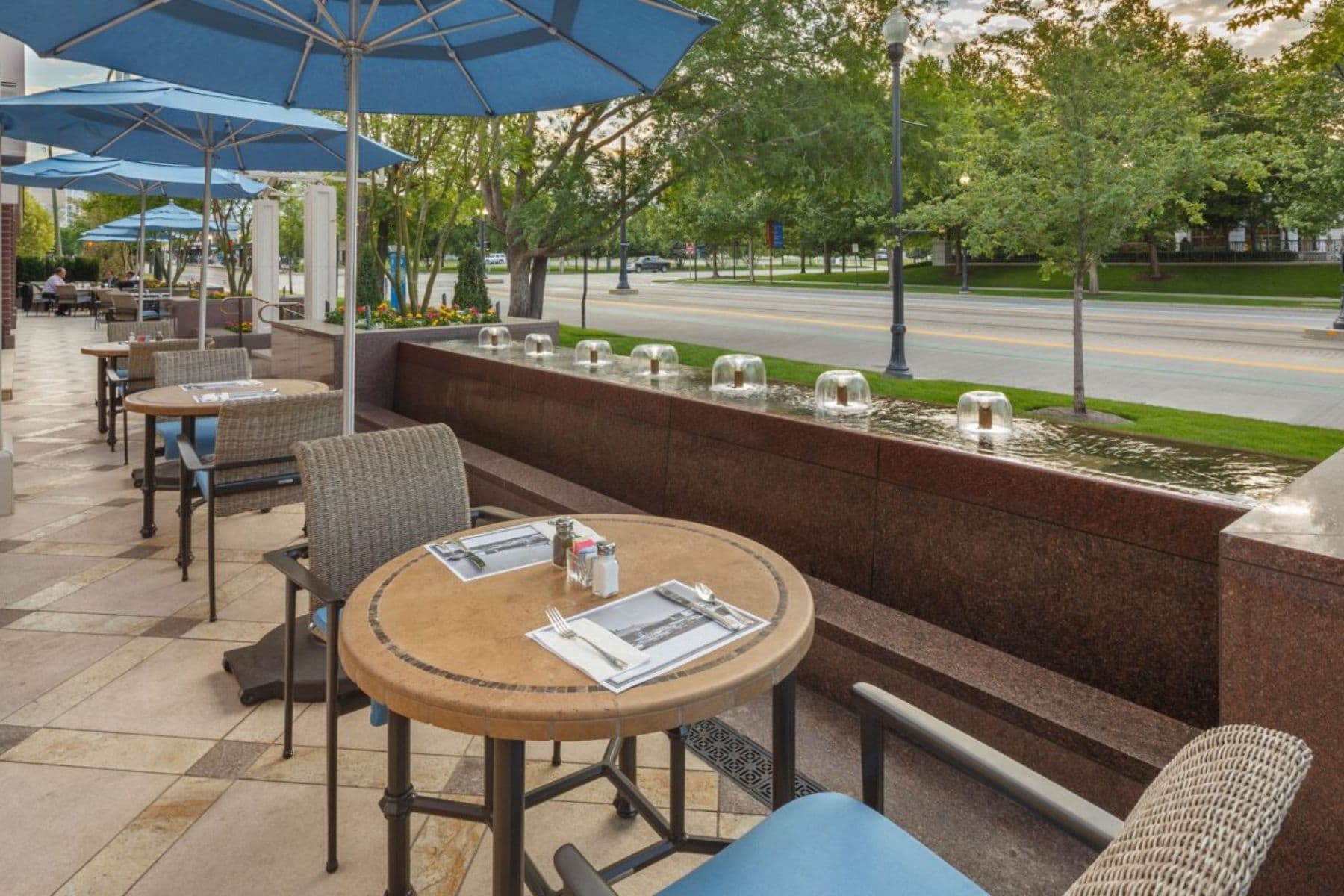 Little America Hotel Patio