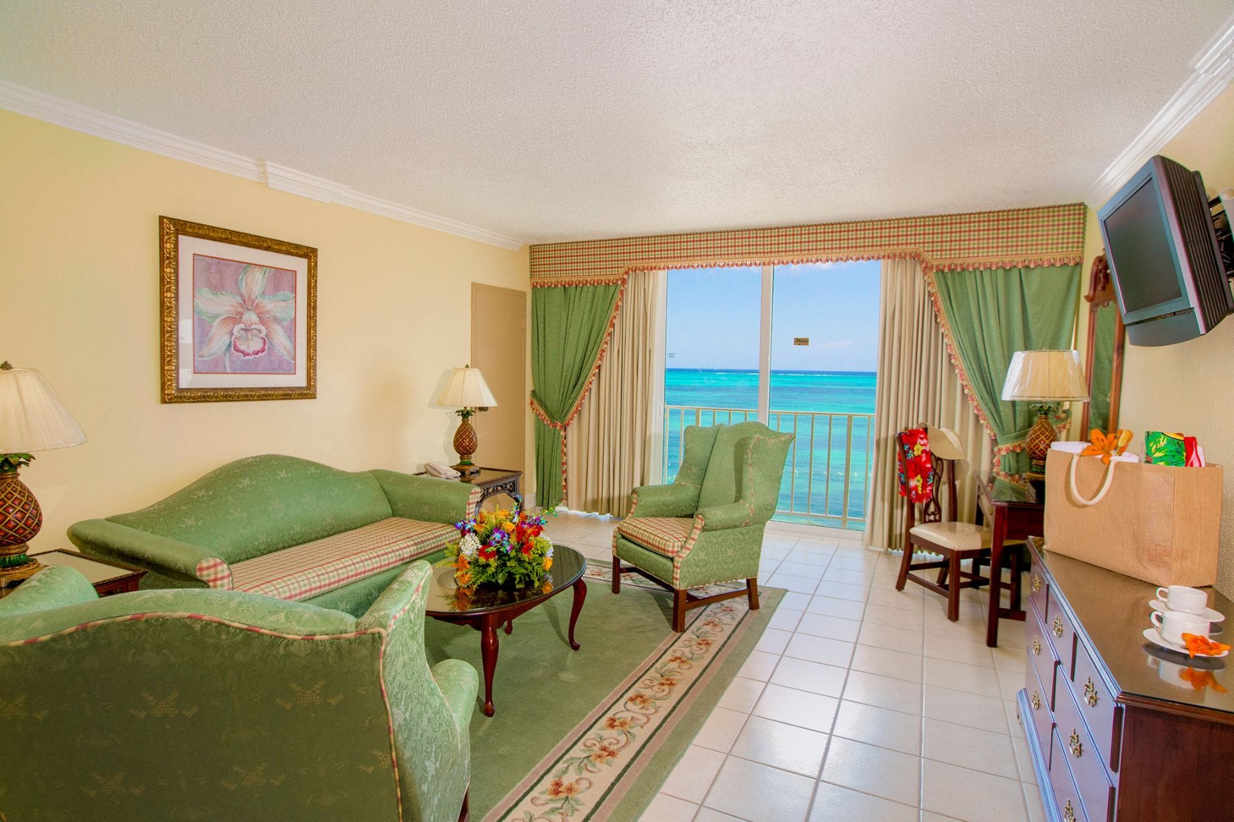 Living Room With Balcony