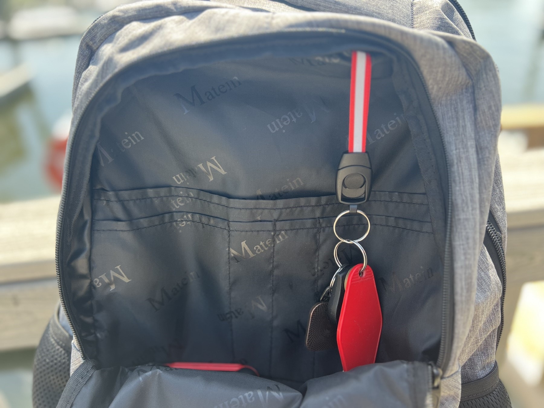 Matein Travel Laptop Backpack Keyring