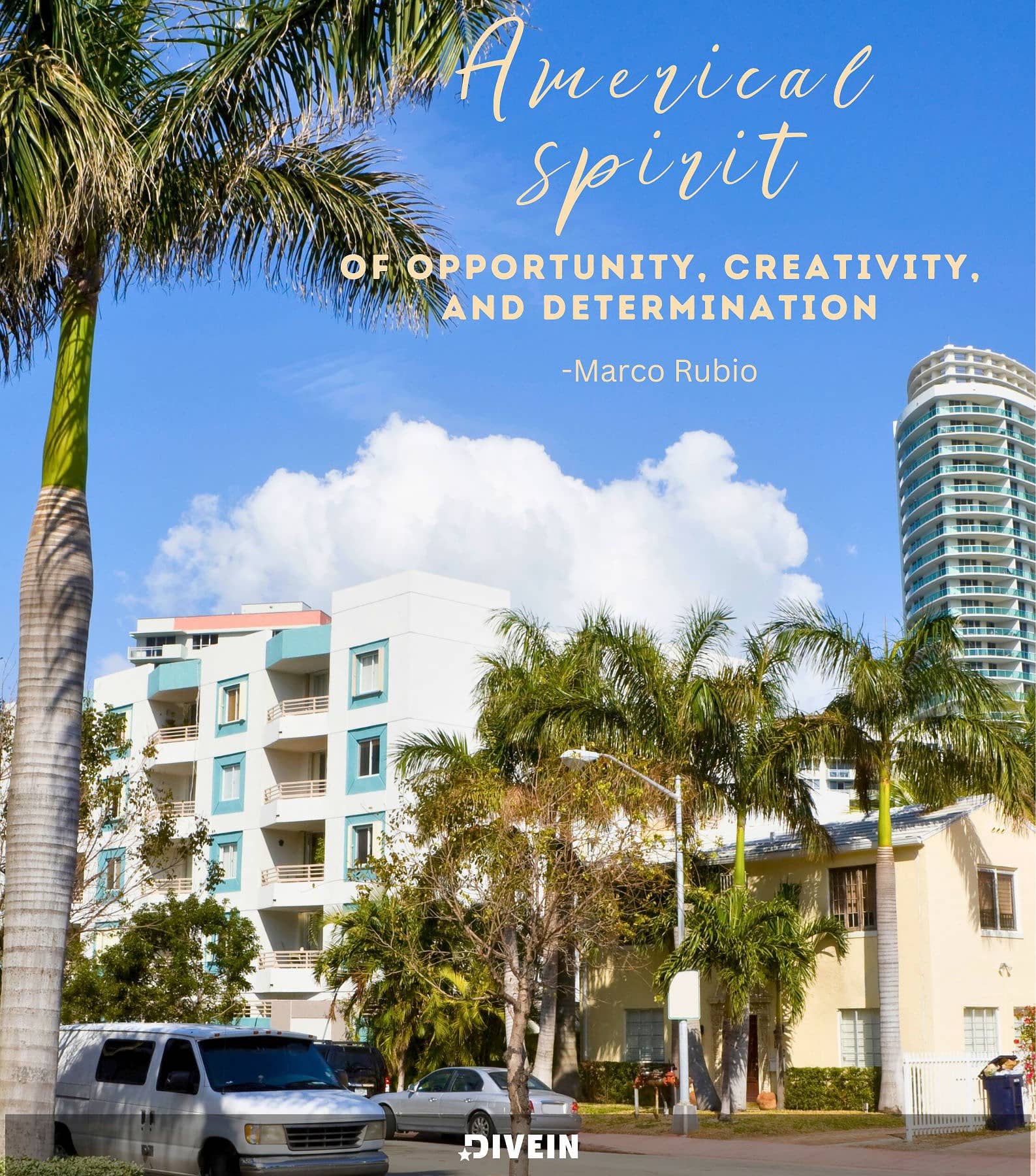 Famous Quotes About Miami. Miami is a city that embodies the American spirit of opportunity, creativity, and determination.