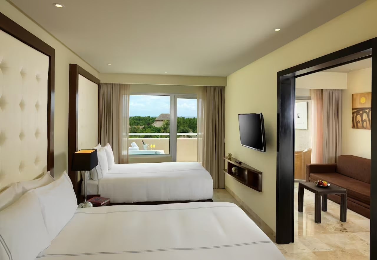Paradisus Playa Del Carmen Suite Garden View Bedroom
