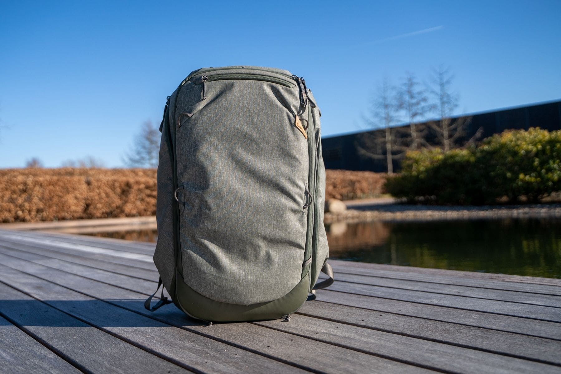 peak-design-45l-front-view-on-wood-deck