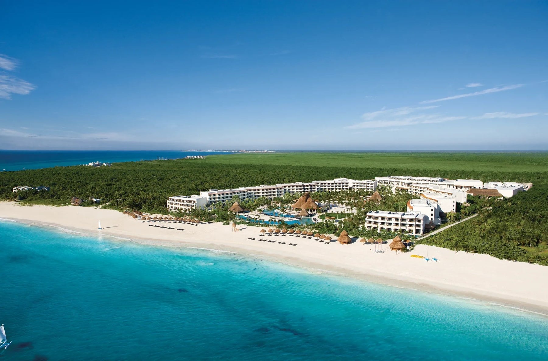 Secrets Maroma Beach Aerial View