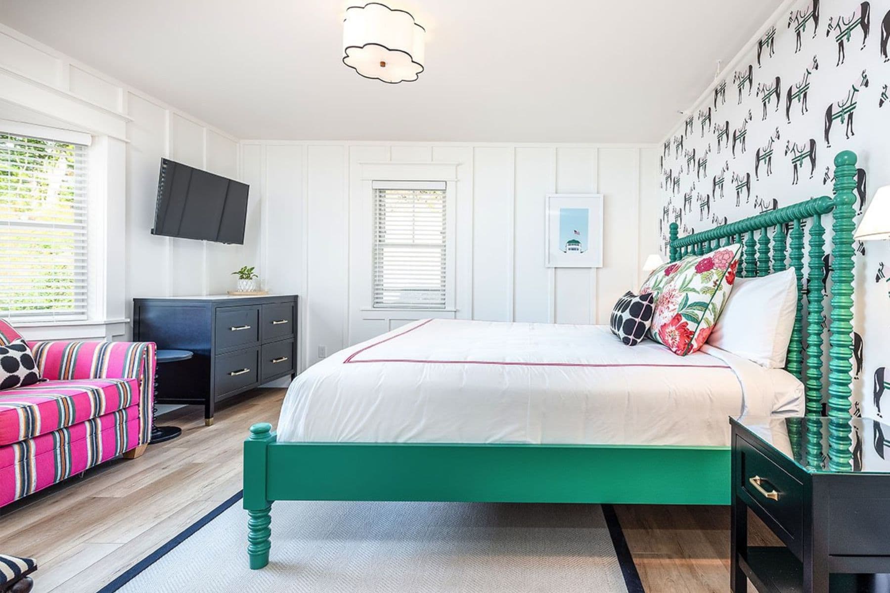 The Mackinac House Bed Side