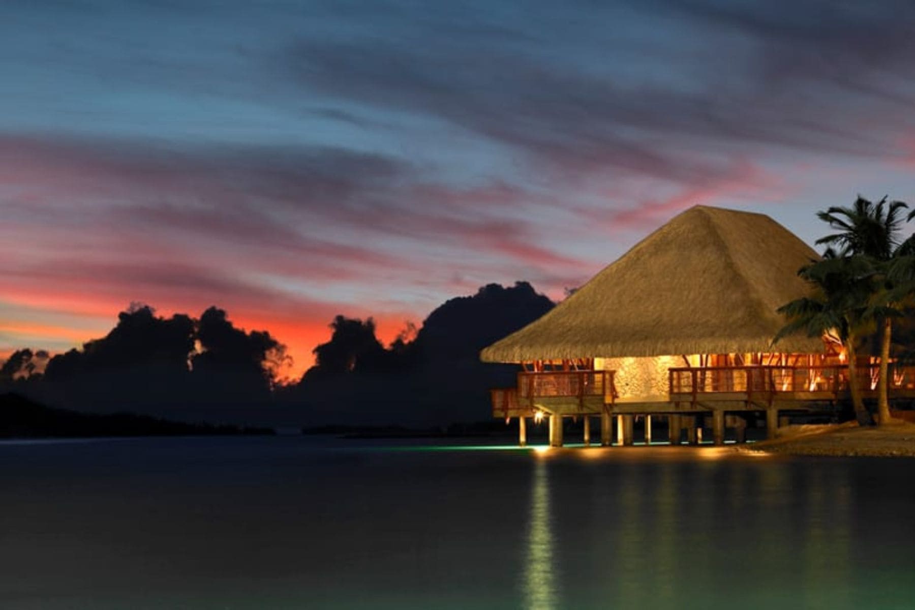 View At Night In Four Season Resort