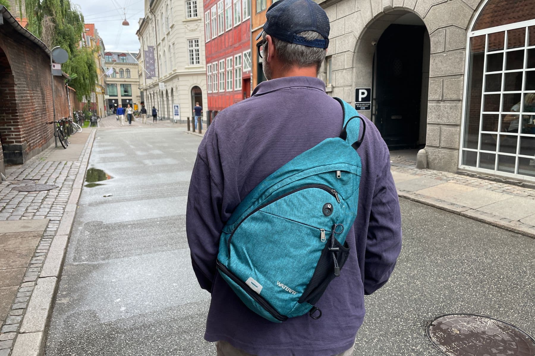 Waterfly Crossbody Sling Bag Size