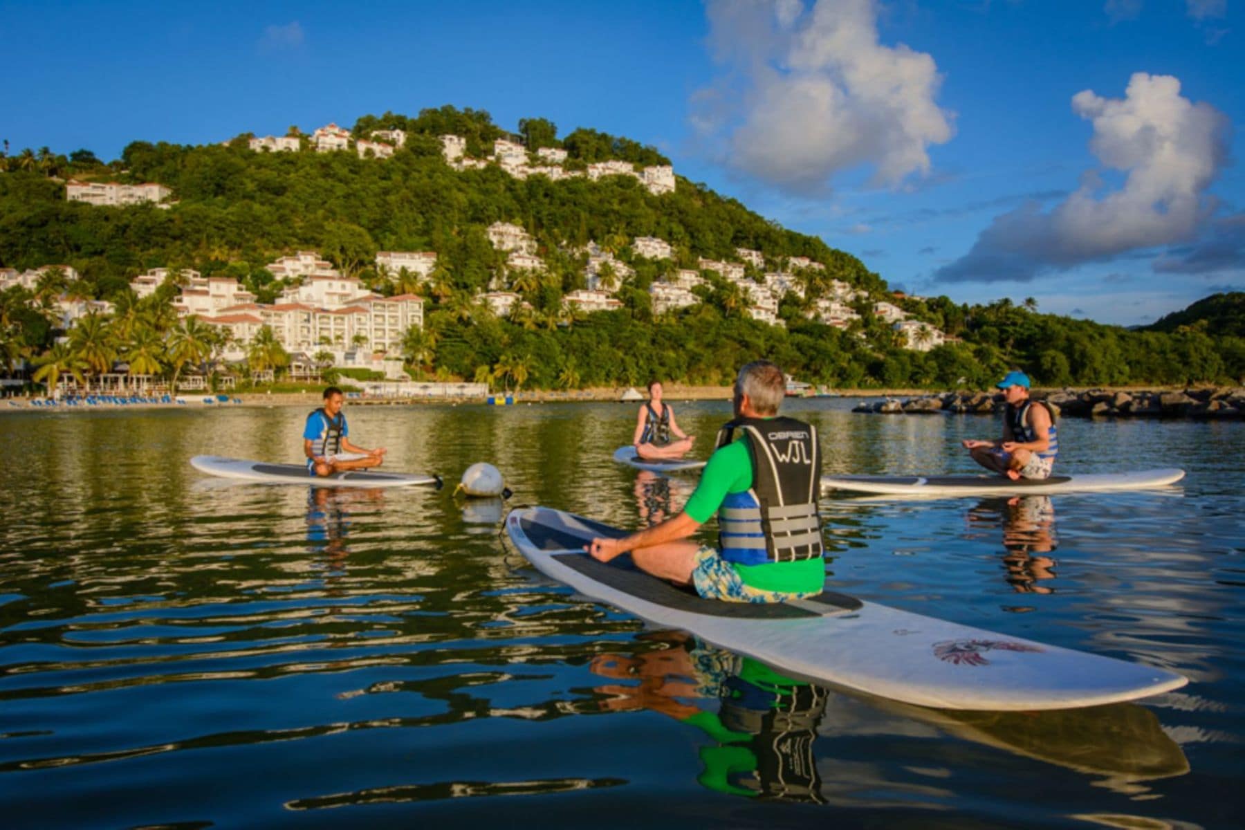 windjammer-landing-villa-beach-resort-yoga-paddle