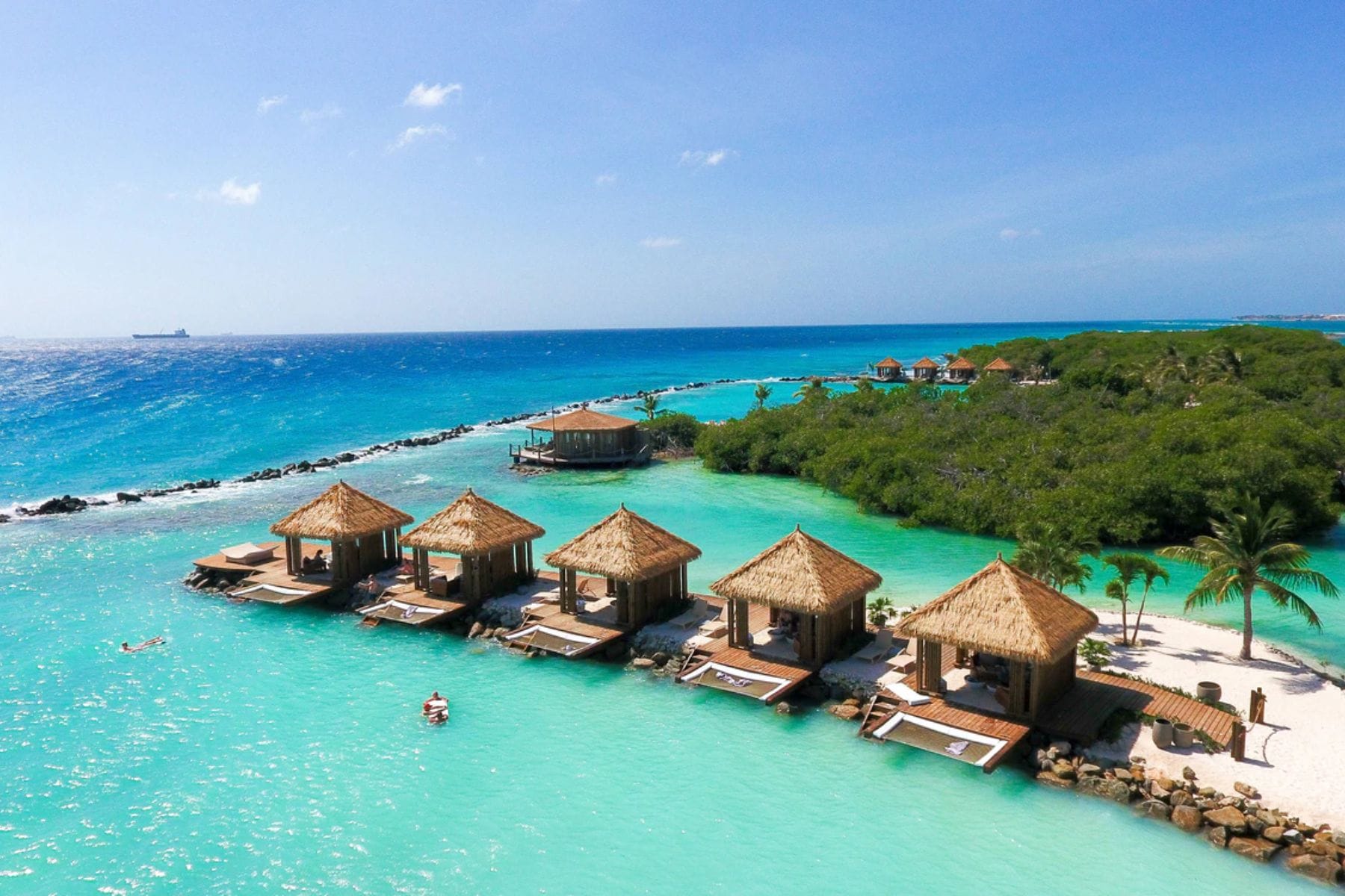 All Inclusive Adults Only Resorts In Aruba Renaissance Marina Aerial