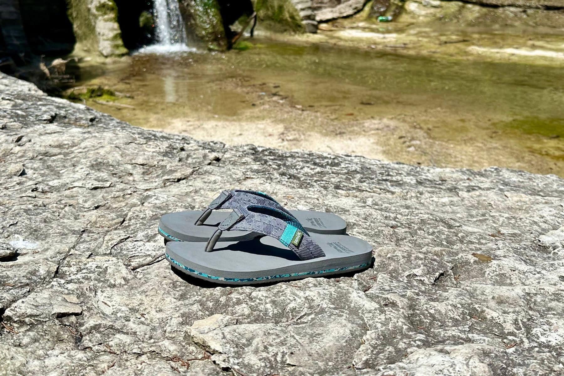 Sanuk Ziggy Switchfit X Surfrider Flip Flops Environment