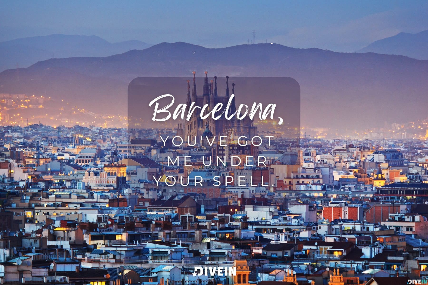 barcelona, spain instagram captions. barcelona, you've got me under your spell.