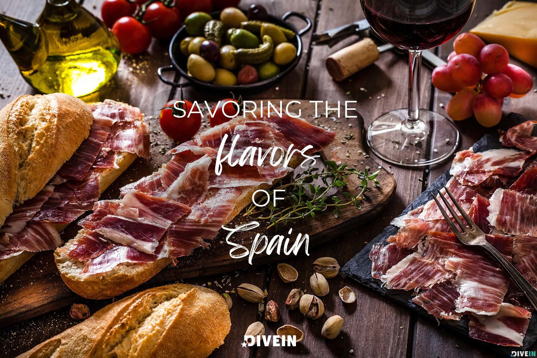 spain food captions. savoring the flavors of spain